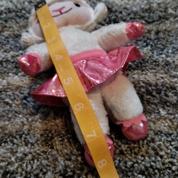 ✓Ty Beanie Babies Disney Doc McStuffins 8" LAMBIE Beanbag Plush Stuffed Toy - Picture 15 of 16